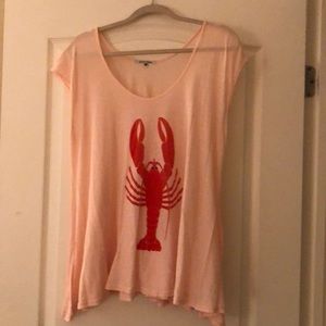 Wild fox swim cover up or tee.